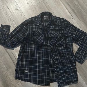 XXL Fox racing dark blue flannel